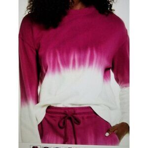 Ten Sixty Sherman Purple/Pink Ombre Dip Dye Salute Sweatshirt Terry Cotton Sz M